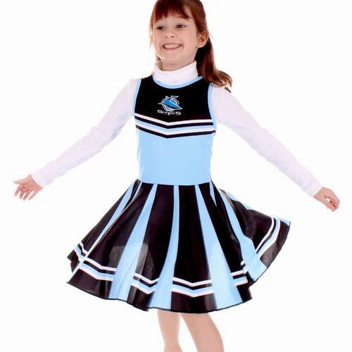 Cronulla Sharks NRL 2026 Girls Cheerleader Dress - Size 10