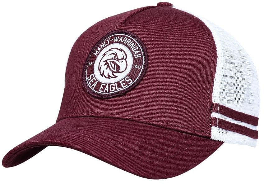 Manly Sea Eagles 2025 NRL Stripe Trucker Cap