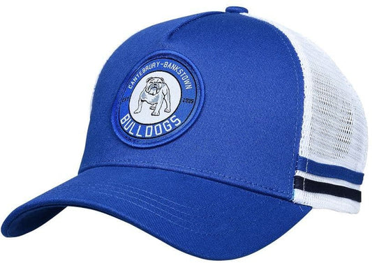 Canterbury Bulldogs 2025 NRL Stripe Trucker Cap