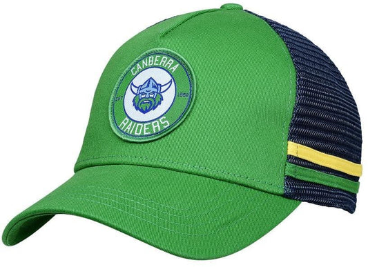 Canberra Raiders 2025 NRL Stripe Trucker Cap
