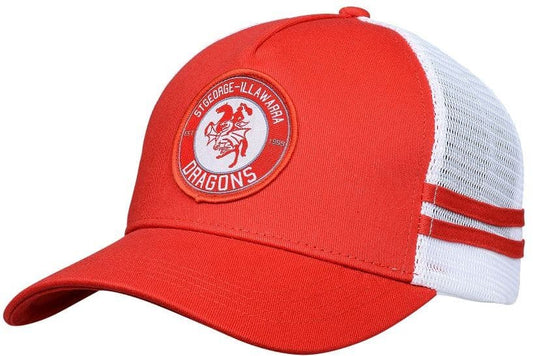 St George Dragons 2025 NRL Stripe Trucker Cap