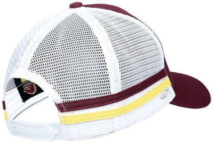 Brisbane Broncos 2025 NRL Stripe Trucker Cap