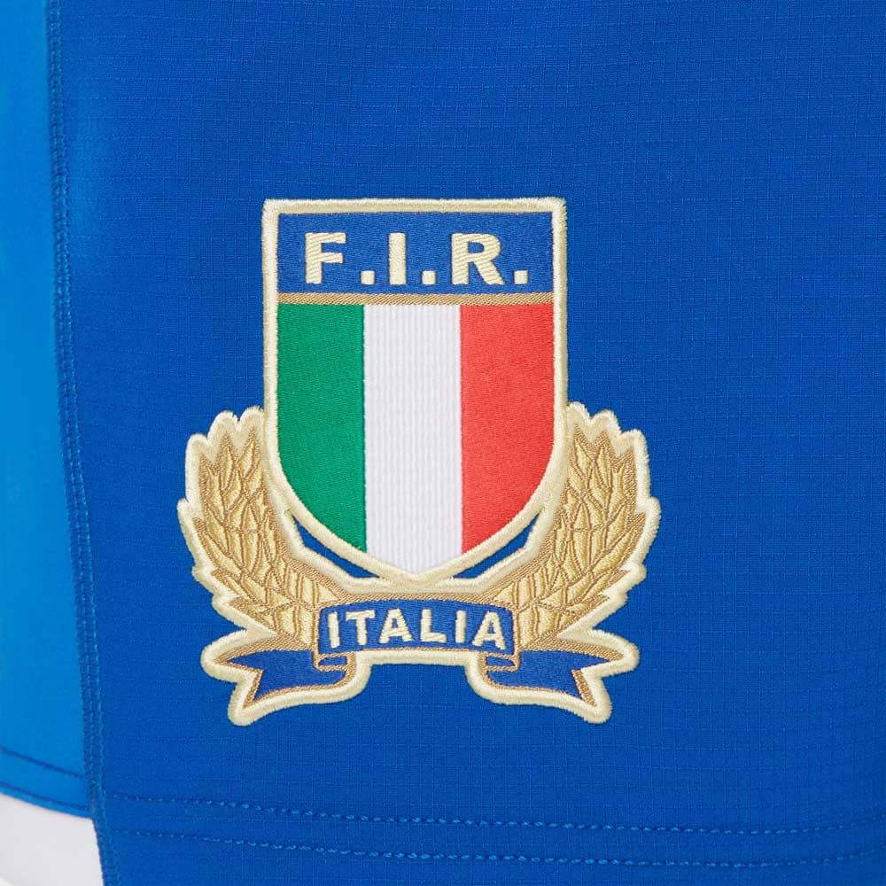 Italia Rugby Rugby Union Mens Blue Away Shorts