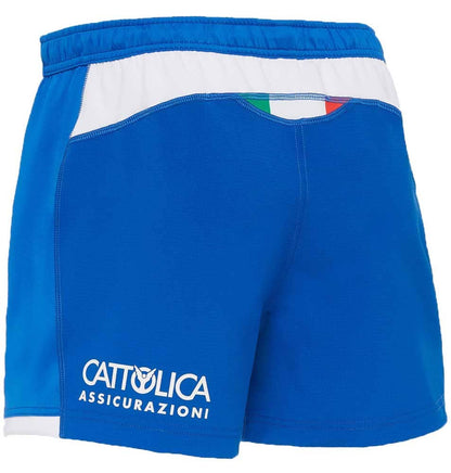 Italia Rugby Rugby Union Mens Blue Away Shorts