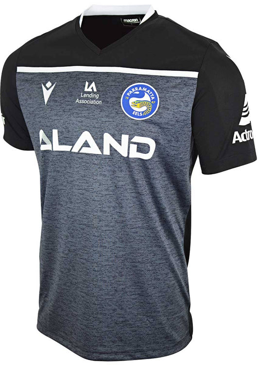Parramatta Eels NRL Mens Black Staff Training Shirt