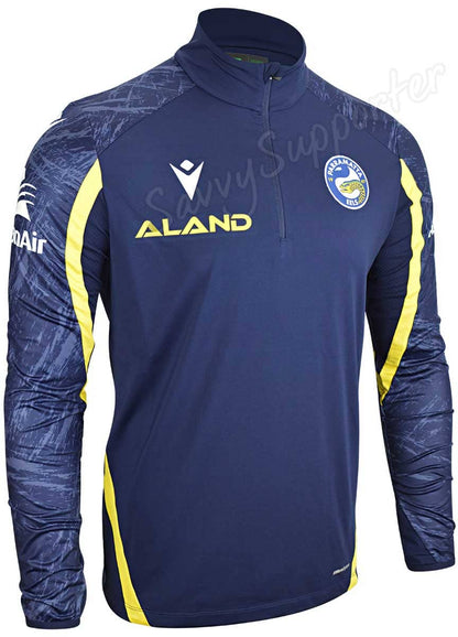 Parramatta Eels NRL Mens 1/4 Zip Top Shirt