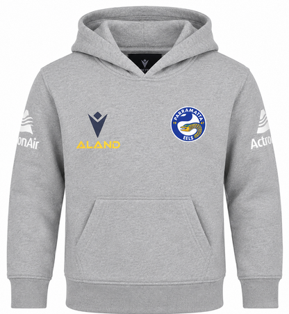 Parramatta Eels NRL Kids Grey Travel Hoody