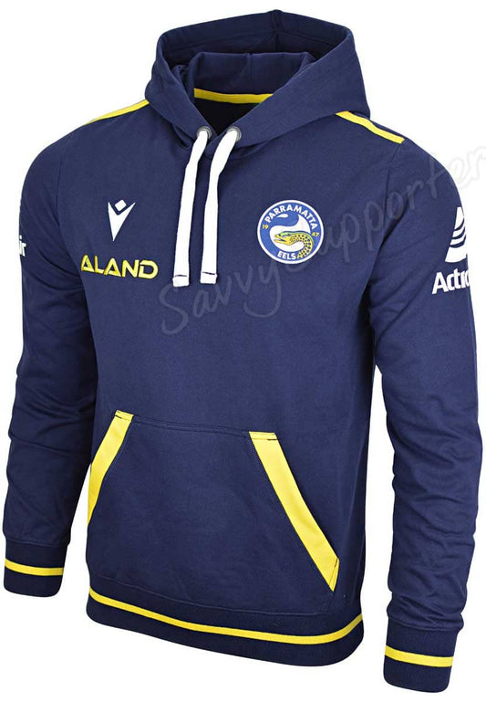 Parramatta Eels NRL Mens Navy Travel Hoody