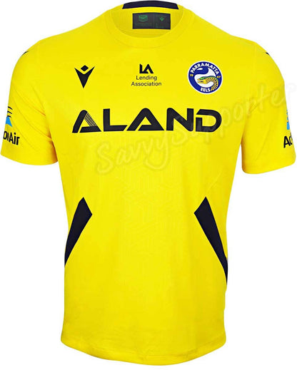Parramatta Eels 2023 NRL Mens Yellow Training Shirt