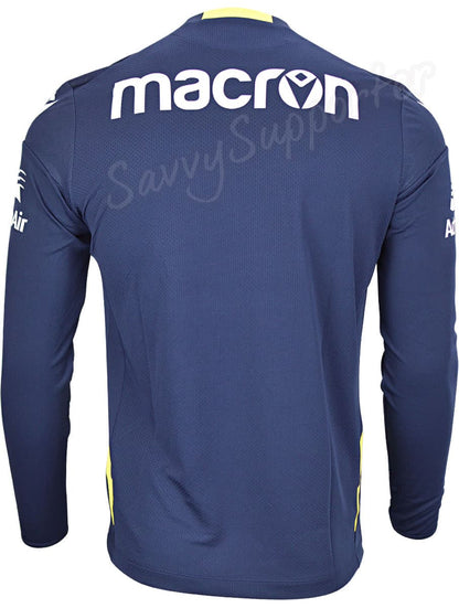 Parramatta Eels 2023 NRL Mens Navy Long Sleeve Training Shirt