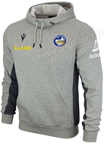 Parramatta Eels 2023 NRL Mens Grey Travel Hoody