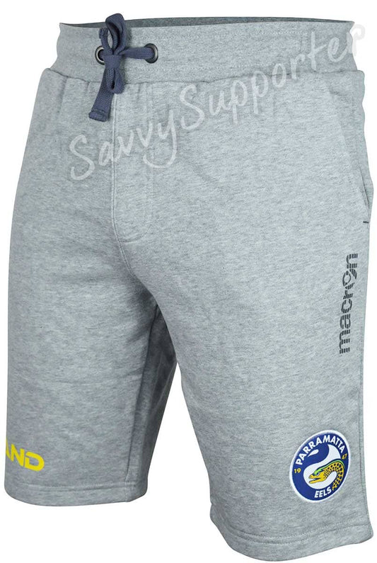 Parramatta Eels 2023 NRL Mens Grey Training Fleece Shorts