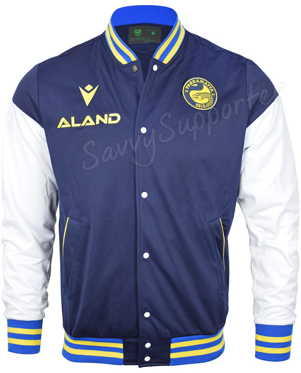 Parramatta Eels 2024 NRL Mens Varsity Bomber Jacket