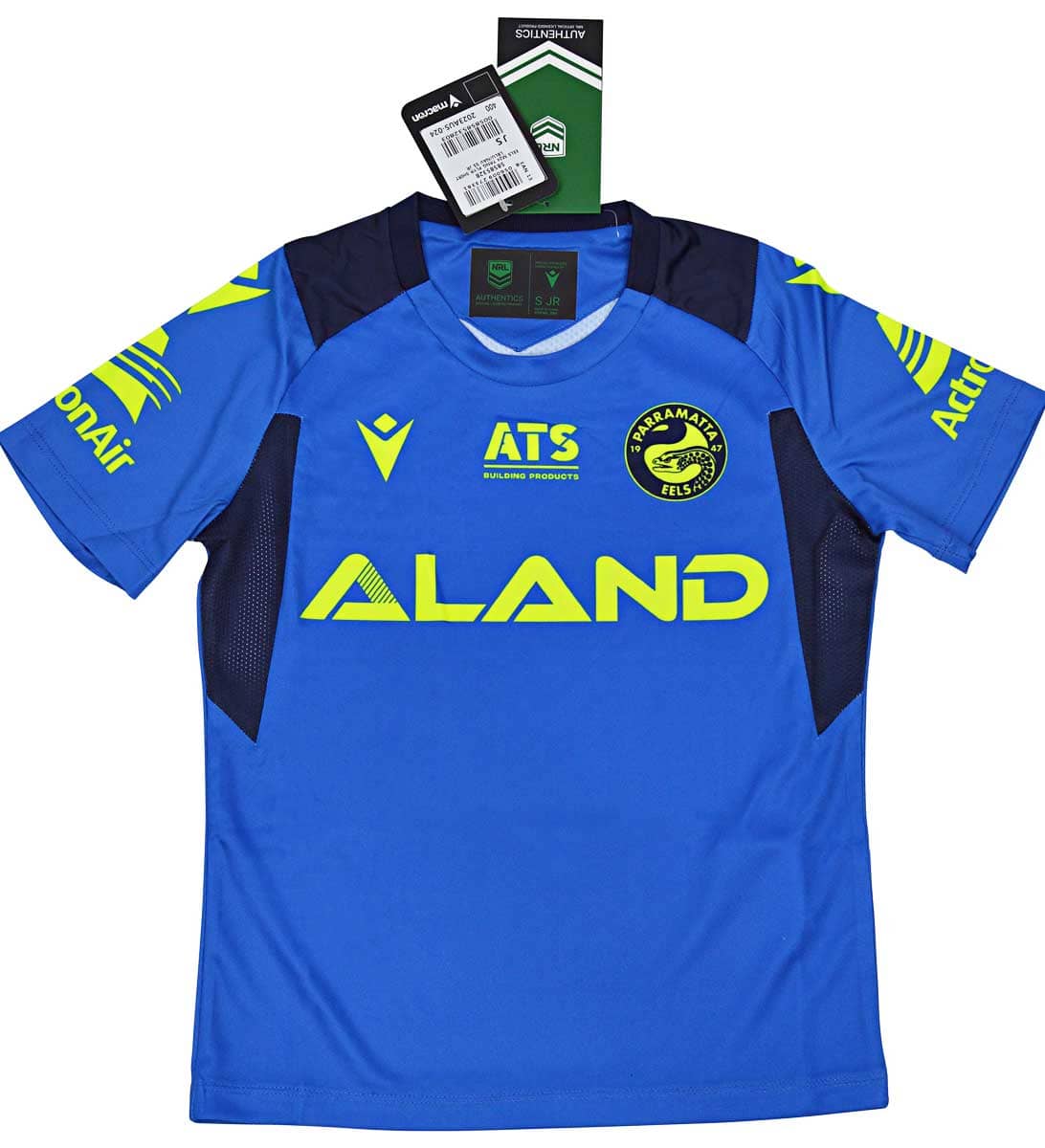 Parramatta Eels 2024 NRL Kids Blue Training Shirt