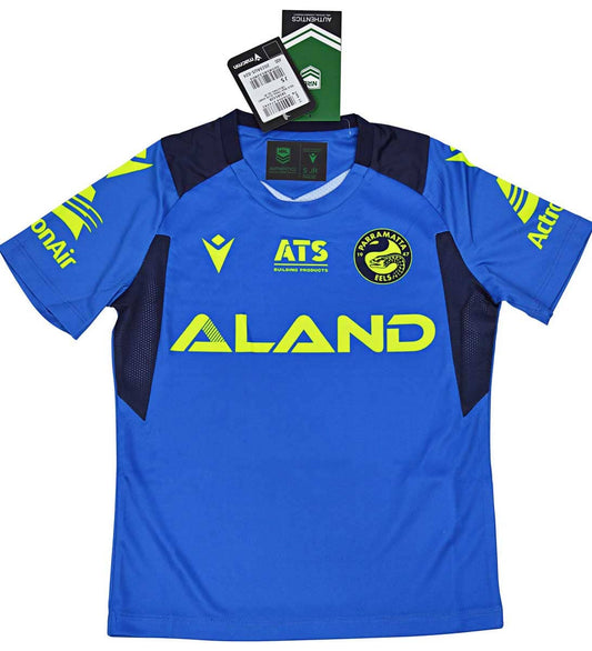Parramatta Eels 2024 NRL Kids Blue Training Shirt