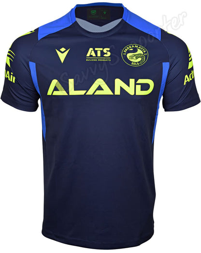 Parramatta Eels 2024 NRL Mens Navy Training Shirt