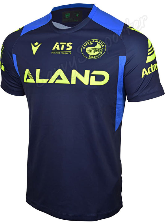 Parramatta Eels 2024 NRL Mens Navy Training Shirt