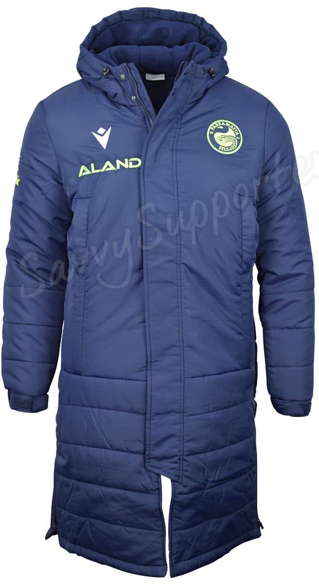 Parramatta Eels 2024 NRL Mens Long Bench Jacket