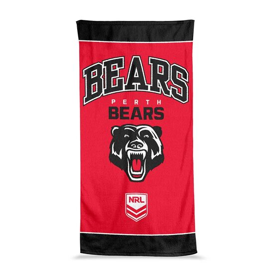 Perth Bears NRL Jumbo Beach Towel