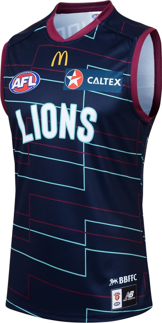Brisbane Lions 2024 AFL Mens Training Guernsey