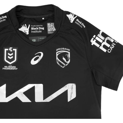 Brisbane Broncos 2026 NRL Kids Black Dog Institute Jersey