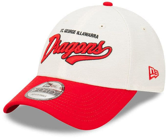 St George Dragons New Era 2Tone Script 9FORTY Snapback Cap