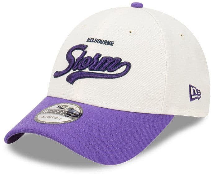 Melbourne Storm New Era 2Tone Script 9FORTY Snapback Cap