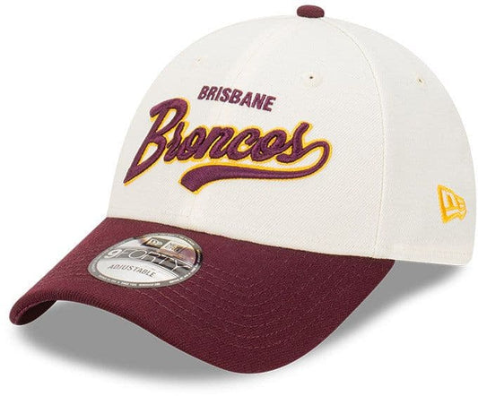 Brisbane Broncos New Era 2Tone Script 9FORTY Snapback Cap
