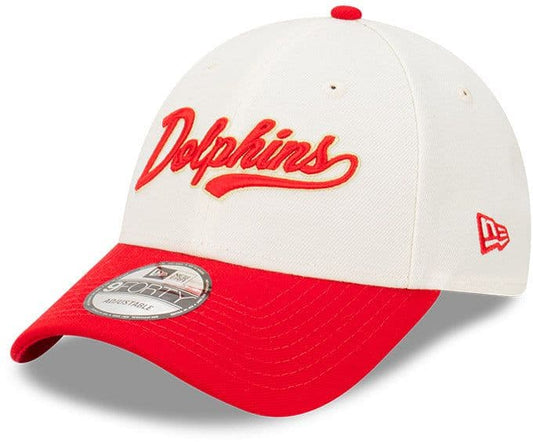 Dolphins New Era 2Tone Script 9FORTY Snapback Cap