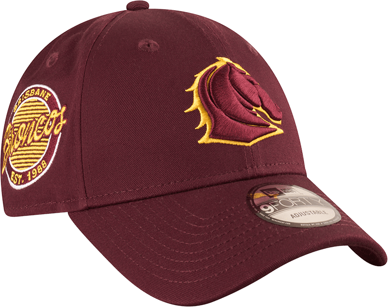 Brisbane Broncos 2025 New Era Adults Badged Cap