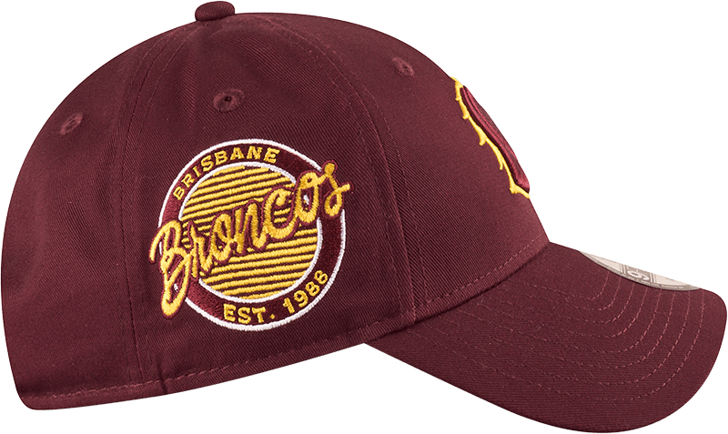 Brisbane Broncos 2025 New Era Adults Badged Cap