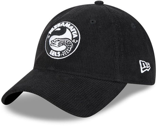 Parramatta Eels 2026 NRL Black / White Corduroy 9Twenty Cap