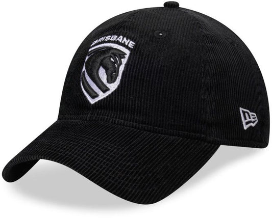 Brisbane Broncos 2026 NRL Black / White Corduroy 9Twenty Cap