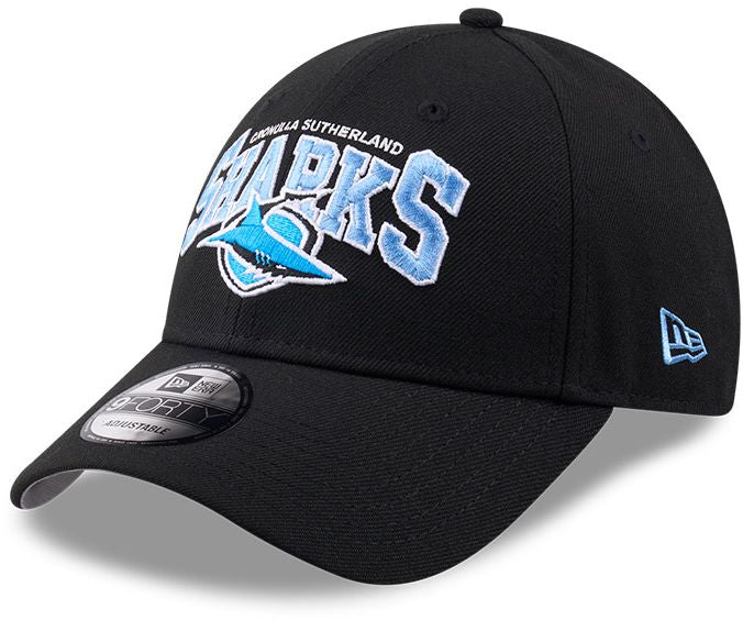 Cronulla Sharks 2026 NRL 9Forty Logo Arch Cap