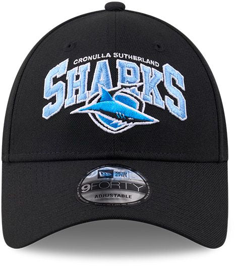 Cronulla Sharks 2026 NRL 9Forty Logo Arch Cap