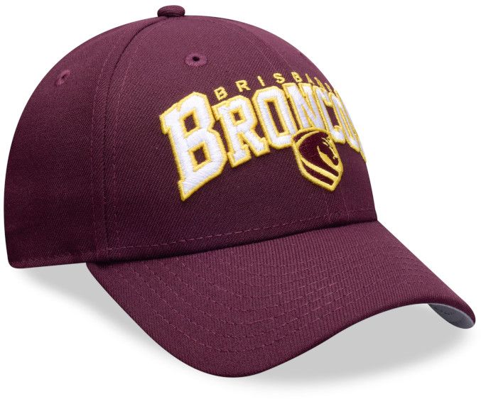 Brisbane Broncos 2026 NRL 9Forty New Era Logo Arch Cap
