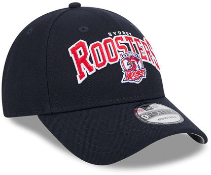 Sydney Roosters 2026 NRL 9Forty Logo Arch Cap