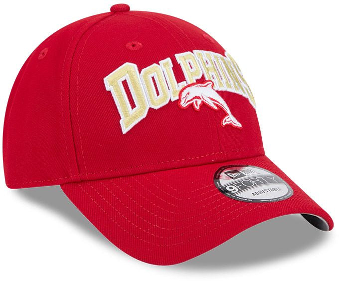 Dolphins 2026 NRL 9Forty Logo Arch Cap