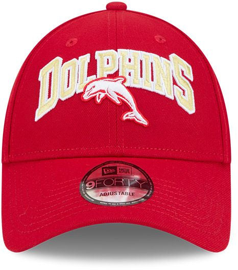 Dolphins 2026 NRL 9Forty Logo Arch Cap