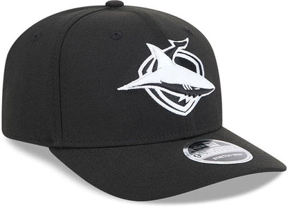 Cronulla Sharks 2025 NRL New Era Black White 9Seventy Cap