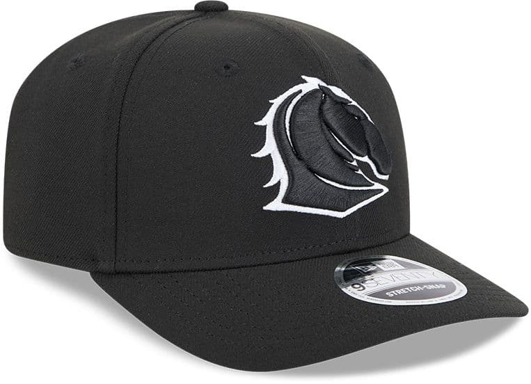 Brisbane Broncos 2025 NRL New Era Black White 9Seventy Cap