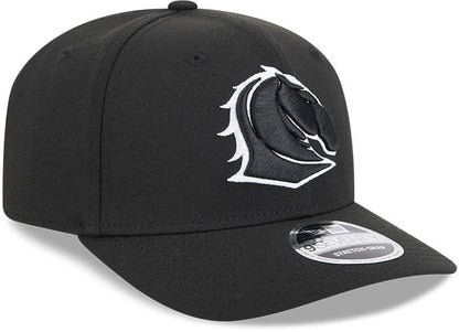 Brisbane Broncos 2025 NRL New Era Black White 9Seventy Cap
