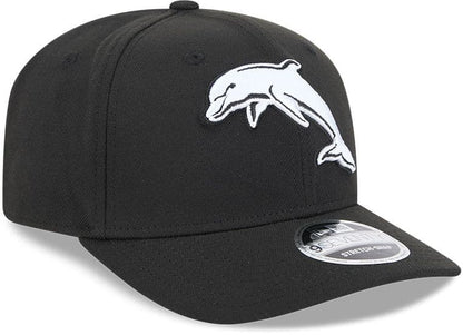 Dolphins 2025 NRL New Era Black White 9Seventy Cap