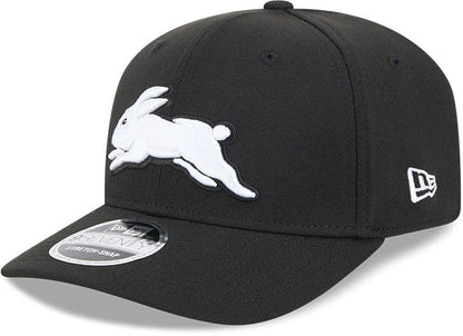 South Sydney Rabbitohs 2025 New Era Black White 9Seventy Cap