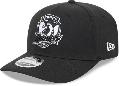 Sydney Roosters 2026 New Era Black White 9Seventy Cap