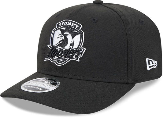 Sydney Roosters 2026 New Era Black White 9Seventy Cap