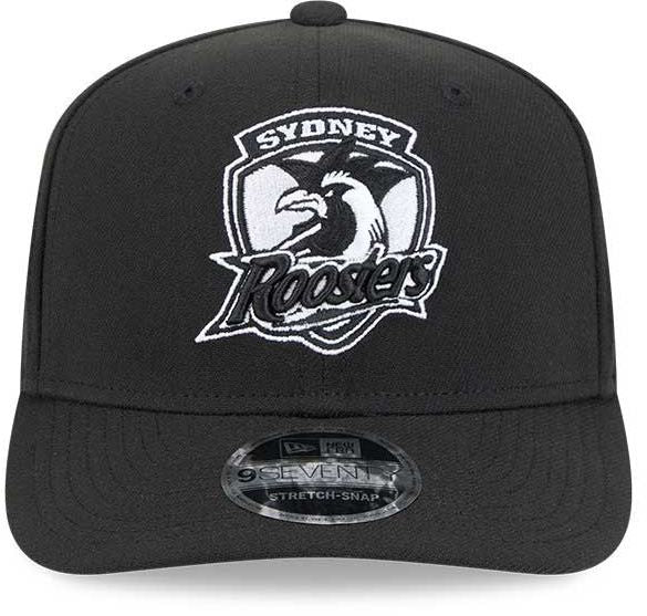 Sydney Roosters 2026 New Era Black White 9Seventy Cap