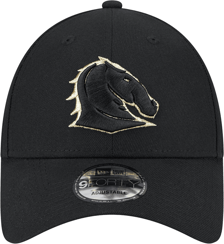 Brisbane Broncos 2025 NRL New Era Gold 9Forty Snap Cap