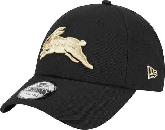 South Sydney Rabbitohs 2025 NRL New Era Gold 9Forty Snap Cap