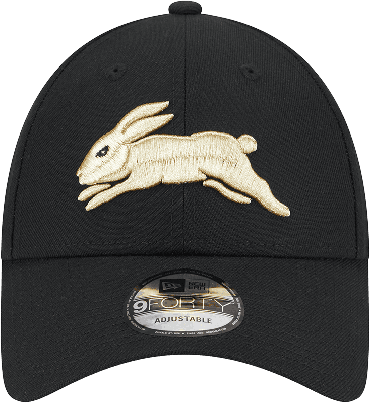 South Sydney Rabbitohs 2025 NRL New Era Gold 9Forty Snap Cap